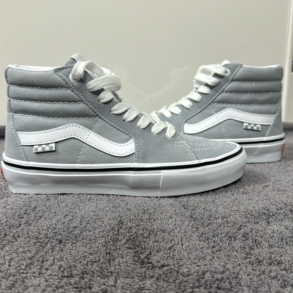 Vans Sk8-Hi Shoes Light Grey/White
